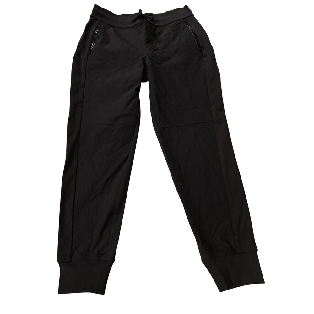 Athleta Headland Hybrid Mid Rise Jogger Women's 10 Black S/486183-00 - Picture 2 of 6